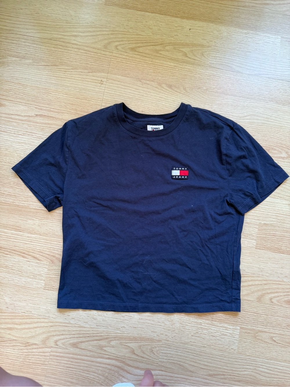 Tommy Hilfiger Black Short Sleeve Logo Tee